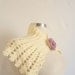 SCARVES Collar necklace Ivory Bride Shawl Shrug Stole Wrap cowl Scarf Accessories gif for you christmas new season