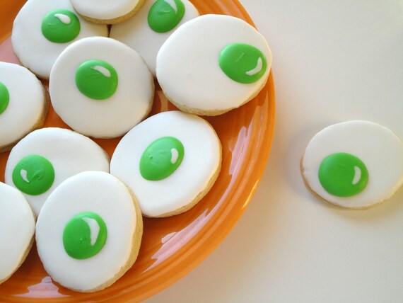 Green Eggs Cookies 1 dozen