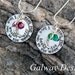 I love you to the moon and back - Hand Stamped Necklace - Sterling SIlver