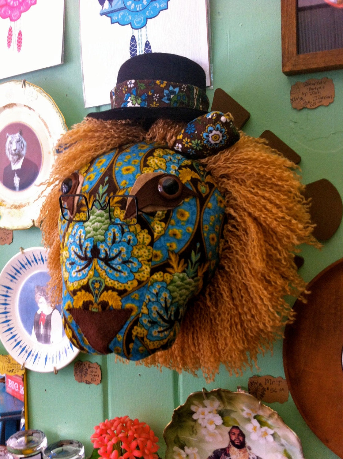 Leopold the Taxidermy Lion