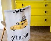 Screen Printed Tea Towel Only Fools And Horses Dish Cloth Lovely Jubbly London OFAH