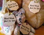 Laser Engraved wood tags (set of 24)