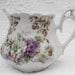 VINTAGE Rose Design Creamer And Sugar Set