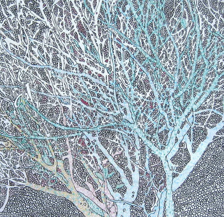 Paisley Tree Print Giclee From My Original Drawing