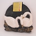 Vintage Bath Thermometer, Swan Chalkware Bathometer