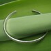 I Will Eat You Alive bracelet, sterling silver cuff - Charity donation