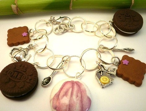 Oreo Biscuits Chain Bracelet Handmade - SoSweet Collection Bijotti&Ciciotti