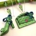 Green High Heel Sandal and Fancy Purse Earrings Handmade - SoCool Collection