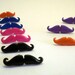Mustache Earrings Handlebar Style Clay Handmade, many colors - SoFunny Collection Bijotti&Ciciotti