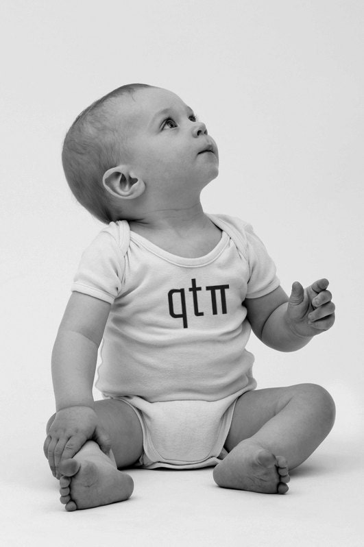 Cutie Pie - QT Pi - Graphic Baby Onesie - 3m, 6m, 9m, 12m, 18m