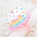 Mini Crochet Cake Ring - RAINBOW