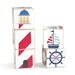 Nautical Sailboat Wooden Blocks