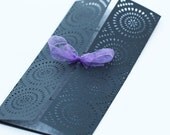 Moroccan Laser Cut Wedding Invitation