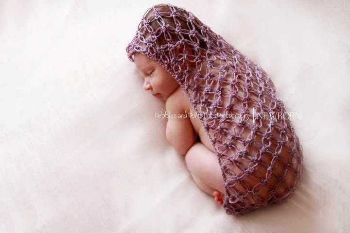 CROCHET PATTERN, Love Knot Maternity and Baby Wrap photo prop