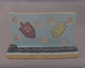 Dreidel Dreidel Dreidel - I made it out of clay - Menorah