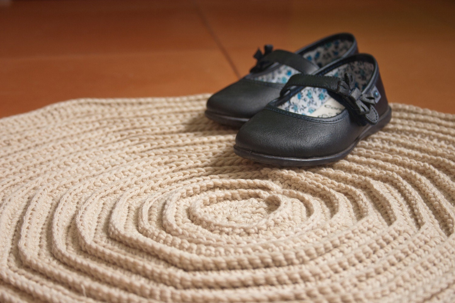 Instant Download - PDF CROCHET PATTERN - Rug Home Sweet Home - Permission to Sell Finished Items