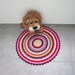 Instant Download - PDF CROCHET PATTERN - Colorful Rug - Permission to Sell Finished Items