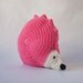Instant Download -PDF CROCHET PATTERN - Hedgehog Pillow  - Permission to Sell Finished Items