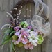 Summer Wreath, Floral Wreath, Spring Garden Wreath, Mother's Day, Elegant, Wedding