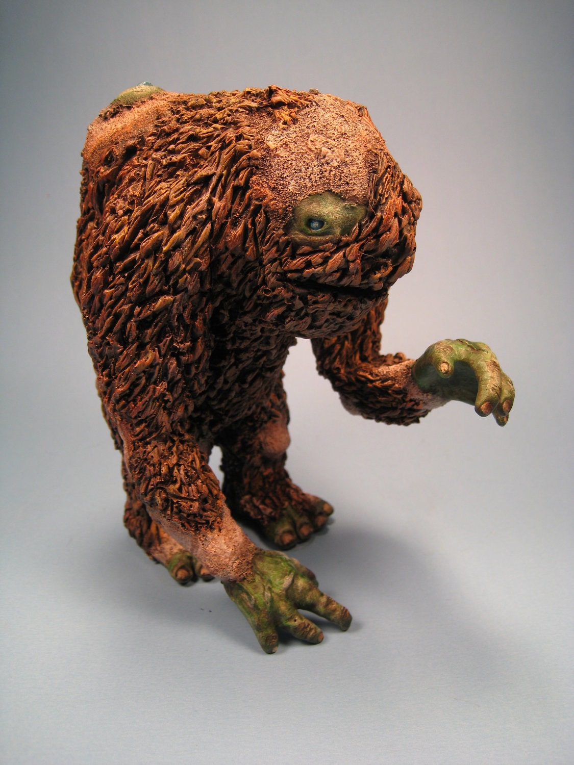 Unpainted resin casting of Wistful the Golem Sculpture Troll Ent Monster Fairy