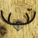 Buck Coat Hook - Deer friendly welded Antlers
