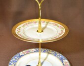 French Limoges Mini Stand Jewelry Tidbit Tray Cake Stand FREE Shipping