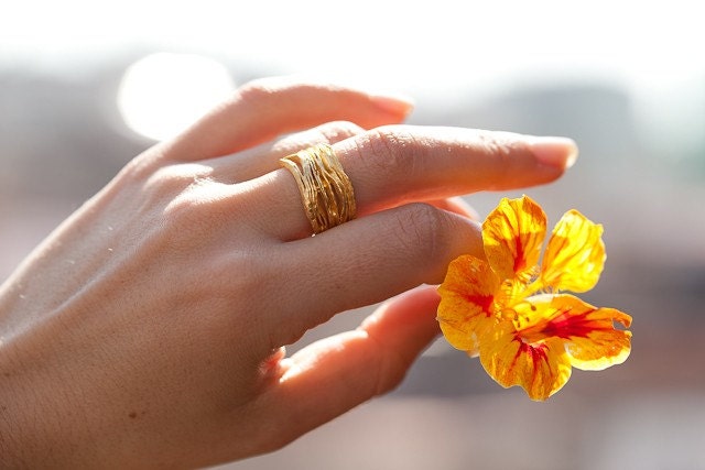 Gold-plated Graceful Original Ring