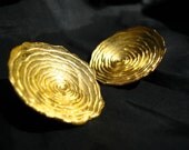 Gold Plated Silver Earrings Modern Jewellery