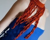 Long tassled necklace