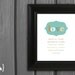 Wall Art - Love Never Fails (brown, seafoam, gold, orange) I Corinthians 13:7 - 8 x 10 Print