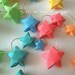 9 feet BABY NURSERY RAINBOW garland - baby decoration - rainbow stars - rainbow shower - origami garland by Allweneedisorigami on Etsy