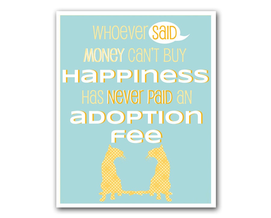 Pro-Adoption Print - 8x10 - Cat Version