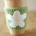 Spring Coffee cup sleeve cozy by The Cozy Project