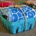 Blueberry Basket Flour Sack Dish Towel