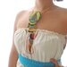 Tekila Love  Handmade Embroidered  Folk Mexican Pure Cotton Wedding Dress