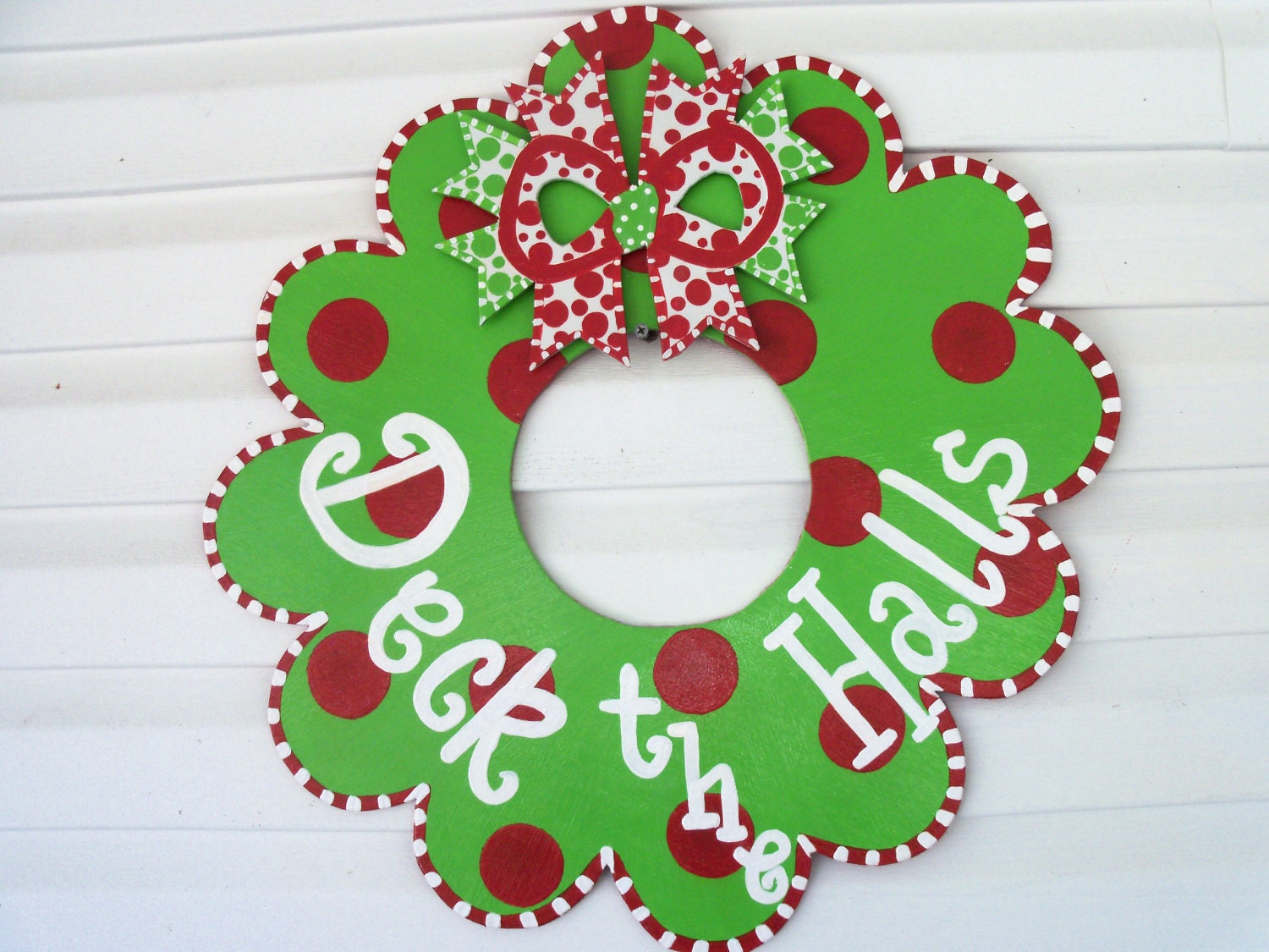 Wooden Christmas Door Hanger or Sign
