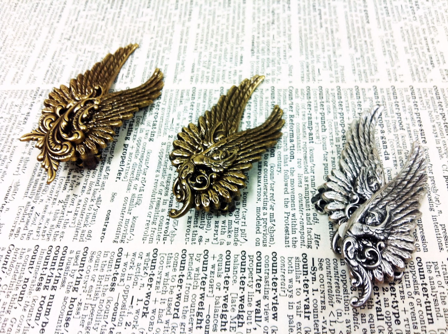 Ear Cuff Valkyrie Silver Wing