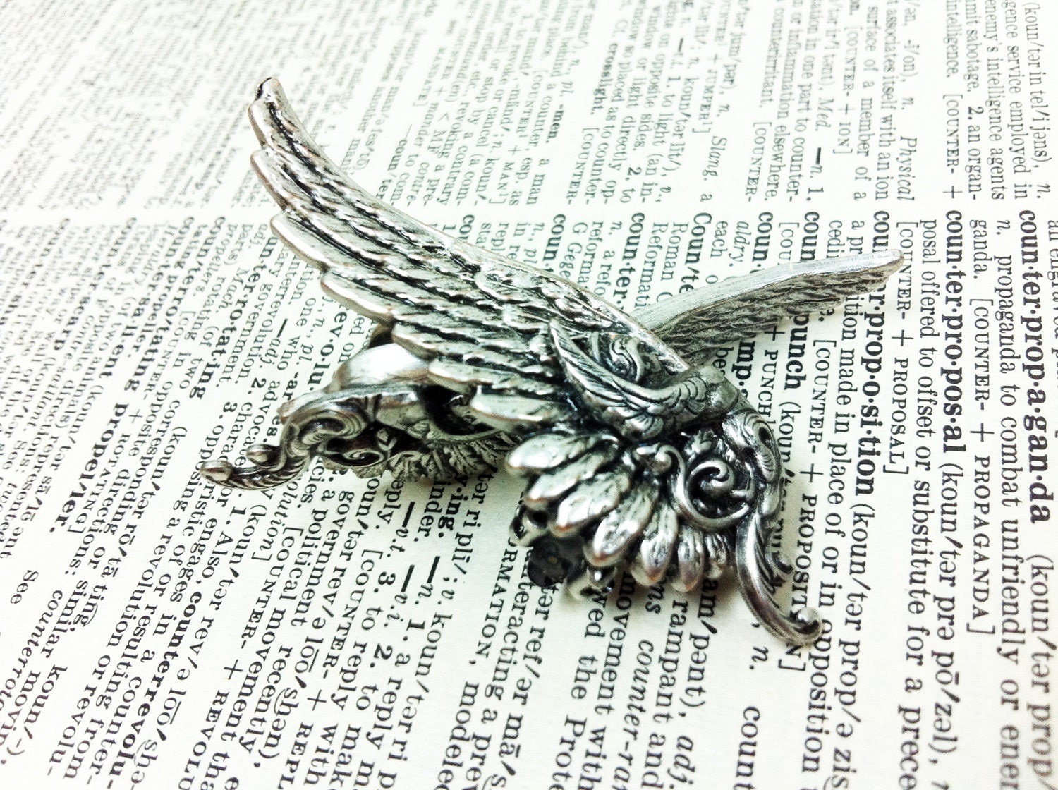 Ear Cuff Valkyrie Silver Wing