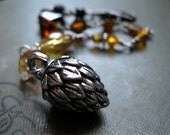 Beer Goddess Bracelet, Hymn to Ninkasi. Hop Flower Bracelet Beer Brewing Homebrewing MADE TO ORDER
