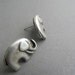 Baby Silver Elephant Stud Earrings