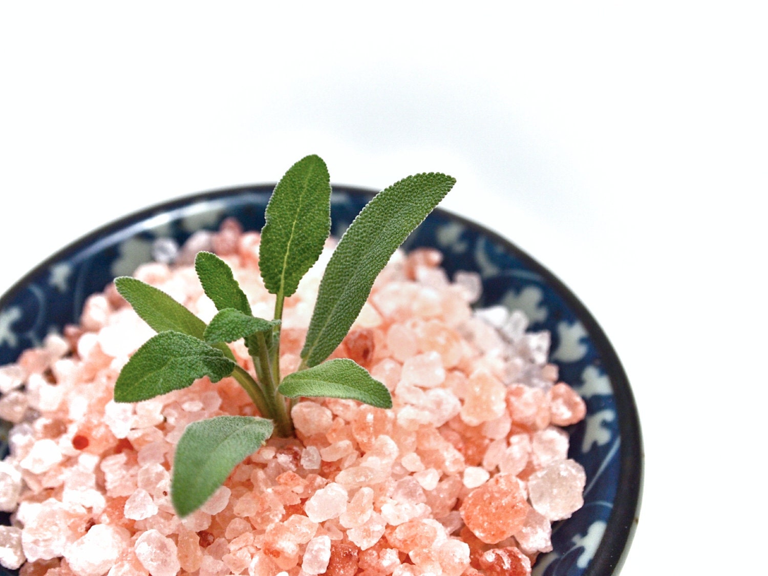 Aromatherapy Bath Salts Colds Flu Pink Himalayan Salt Sniffle Soak 10oz Sage Plant