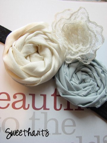 Silk and Lace Sweetharts Rosette