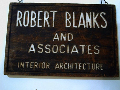 Architecture Sign