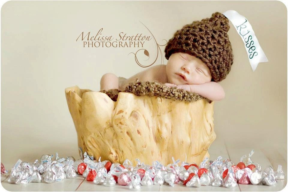 Kisses Hat (Newborn size only)