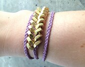 LUXLA Lavender Love Hex Bracelet