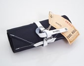 The Mopha Tool Roll - Black with White Toe Strap