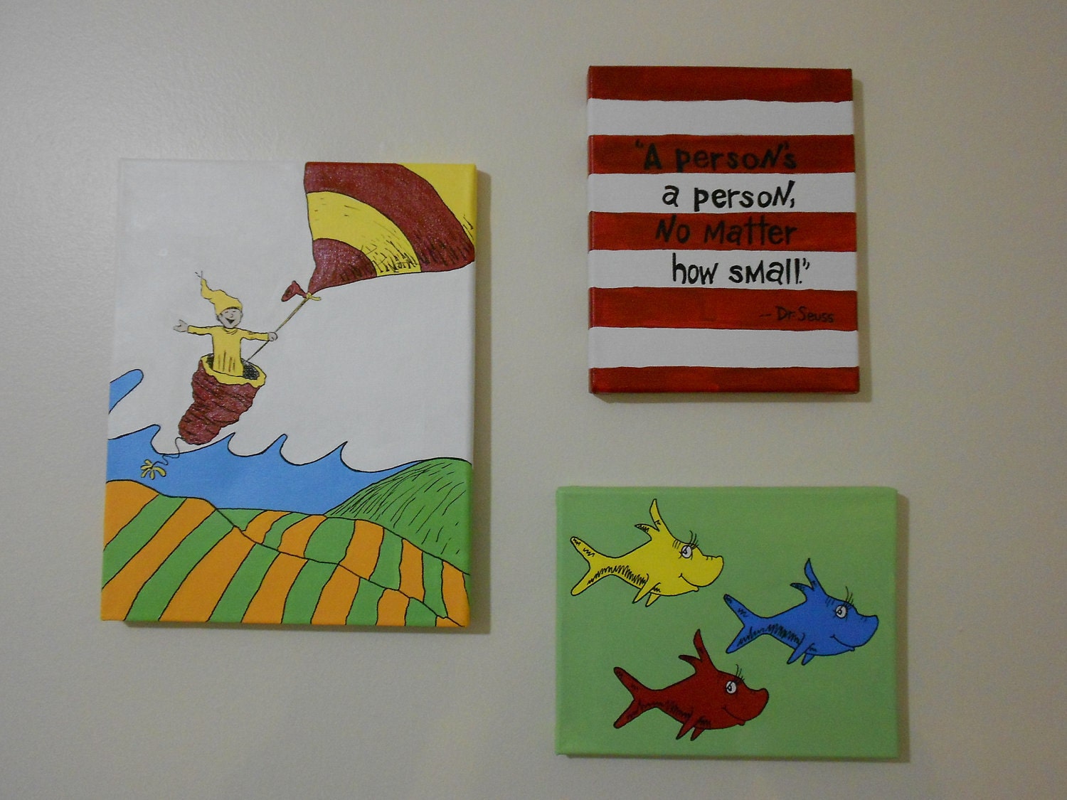 Dr. Seuss Wall Art Collection Paintings