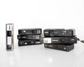 lot of 7 retro 110mm cameras retro vintage C reserved for Nia Araujo