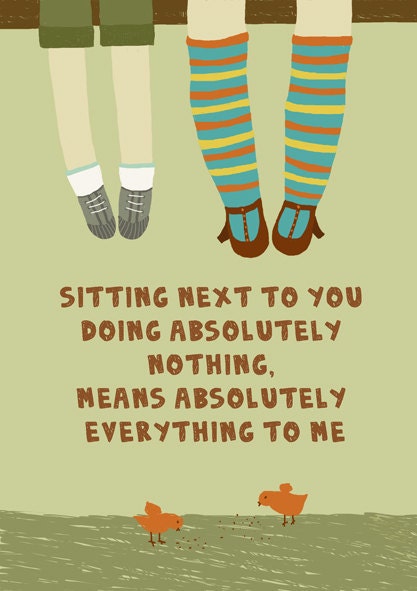 Sitting next to you doing absolutely nothing.....