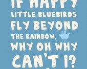 Happy little bluebirds